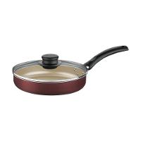 Frigideira Reta Tramontina Turim Em Alumínio Com Revestimento Antiaderente Starflon Max Vermelho