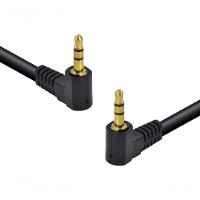 Cabo De áudio P2 X P2 (3.5 Stereo) 1.5 Metros 2 Conectores De 90 Graus - 35sa90-15 - Pc - 10 - 2