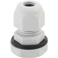 Conector Prensa-cabo 1/4 Polegada Tramontina Em Termoplástico Cinza Com Bucha - 1