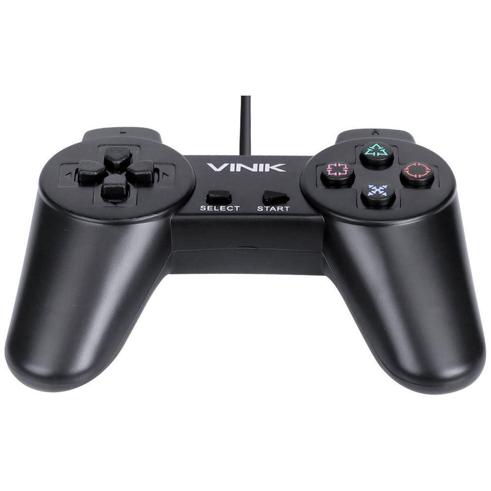 Controle Pc Usb Ps1-playstation 1 Preto - Retrô - Vinik Play 1 Preto - 4