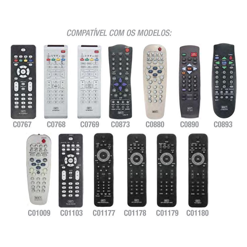 Controle Remoto Mxt 01287 Tv Philips Smart Tv - Modelos Antigos - 2