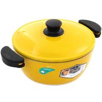 Kit 3 Panelas + Frigideira Gulê Alumínio 4 Peças Amarelo - 8