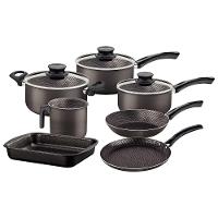 Jogo De Panelas Tramontina Paris 7 Peças Cinza Em Alumínio Antiaderente Starflon Max - 1