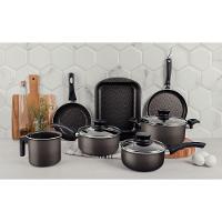 Jogo De Panelas Tramontina Paris 7 Peças Cinza Em Alumínio Antiaderente Starflon Max - 6