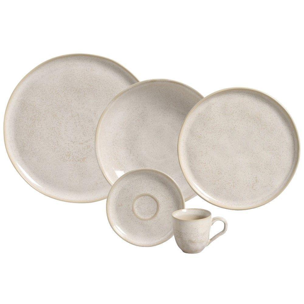 Aparelho De Jantar 30 Peças Bio Latte Porto Brasil - 1