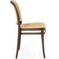 Conjunto Mesa De Jantar Retangular Eiffel Preta 120x80cm Com 4 Cadeiras Roma - Marrom