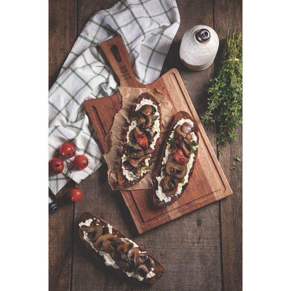 Fsc Tábua Tramontina Em Madeira Jatobá Mesclada Com Cabo E Acabamento óleo 41x22 Cm - 8