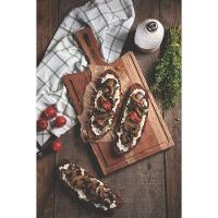 Fsc Tábua Tramontina Em Madeira Jatobá Mesclada Com Cabo E Acabamento óleo 41x22 Cm - 8