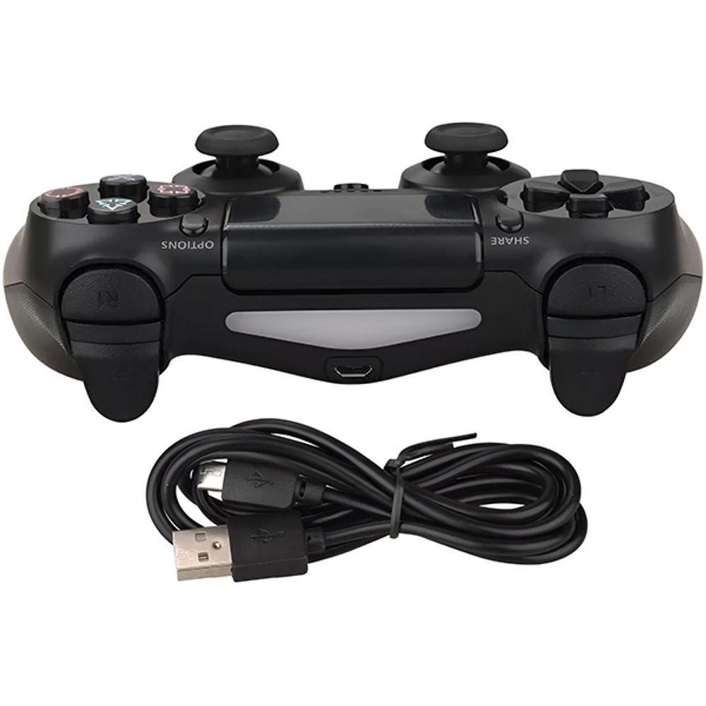 Manete Joystick Sem Fio Compátivel Com Playstation 4 Pc E Celular Botões Sensíveis De Alta Precisão - 5