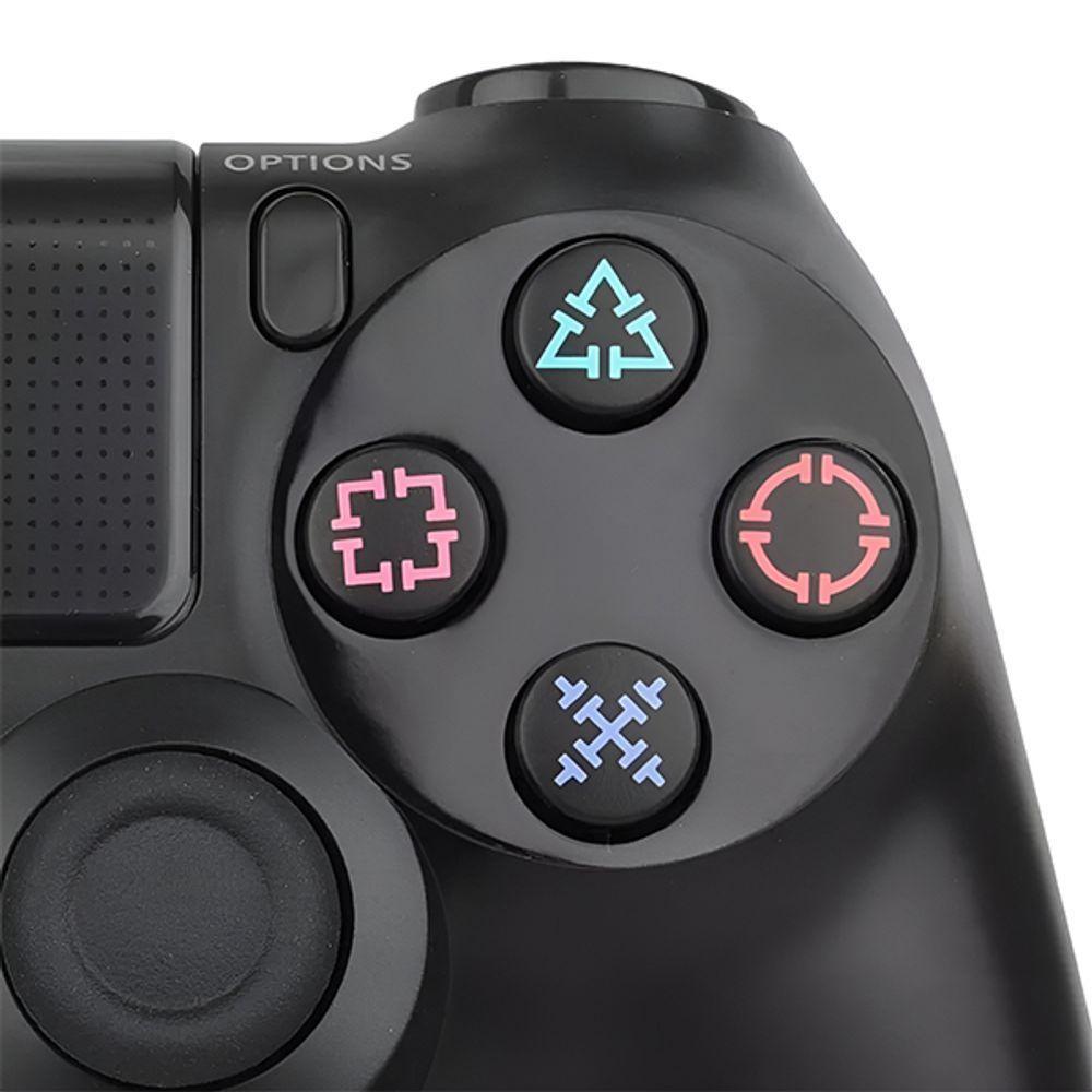 Controle Playstation 4 Sem Fio Wireless Manete Compátivel Computador Celular Cloud Game - 3