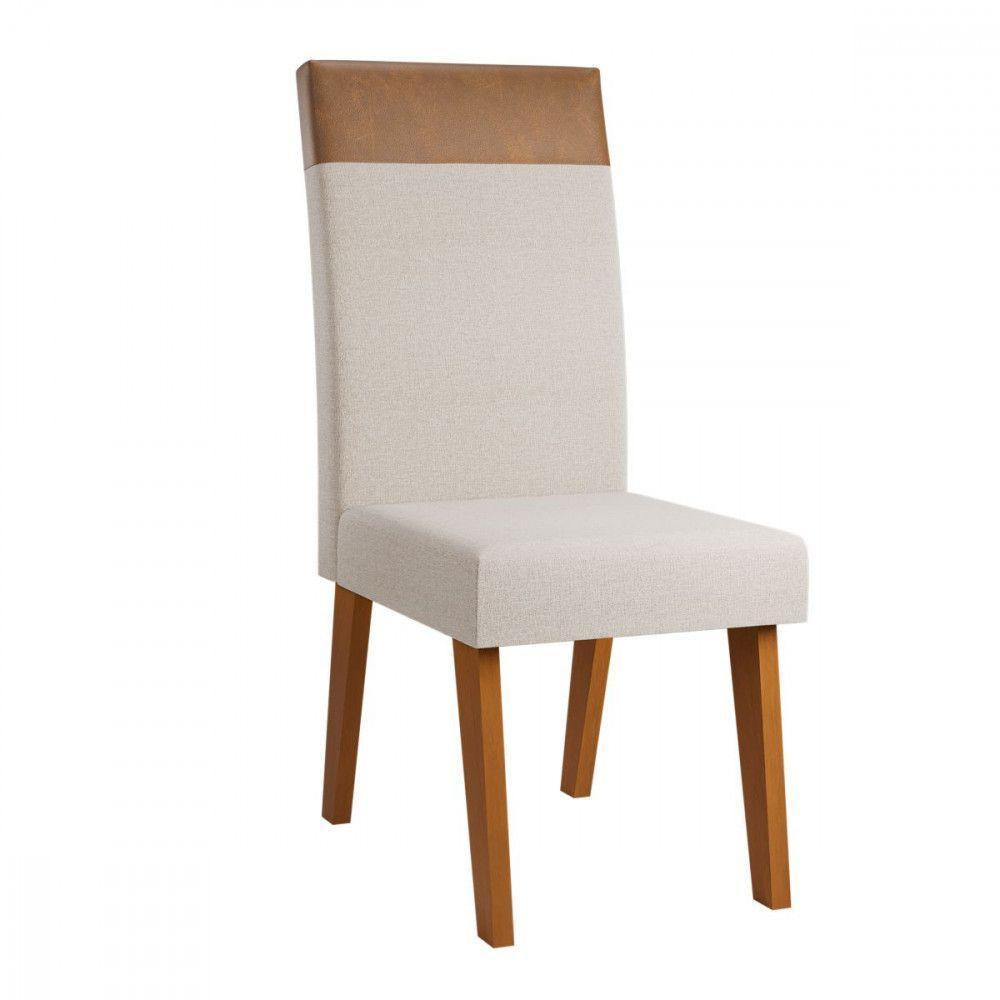 Mesa De Jantar Com 6 Cadeiras Requinte Veneza Off White Vier Blonde / Off White - 4