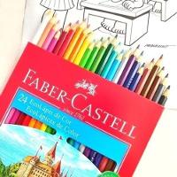 Lápis De Cor 24 Cores - Faber Castell Pacote C- 06 Un R:120124 - 2