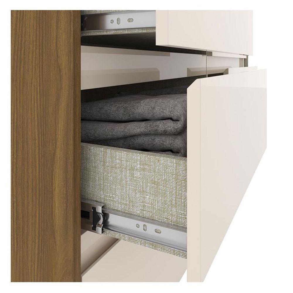 Cômoda Ambiente Ravenna 6 Gavetas Nature Off White - Henn - 2