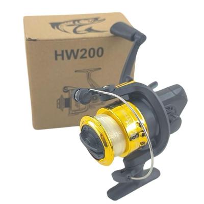 Molinete Para Pesca Hw 200-6 Feito Em Material Plástico De Engenharia