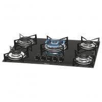 Fogão Cooktop Fischer 5 Bocas Tripla Chama Preto 1743-5733 Bivolt - 1
