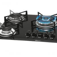 Fogão Cooktop Fischer 5 Bocas Tripla Chama Preto 1743-5733 Bivolt