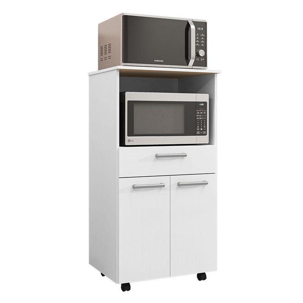 Balcão Multiuso Duetto Duplo Forno Branco Supremo - Kits Paraná - 1