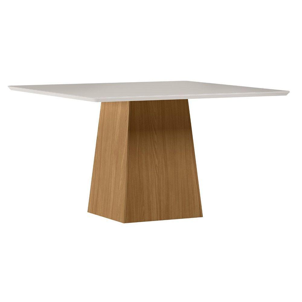 Mesa Bárbara 135x135cm - Ypê-off White - 1