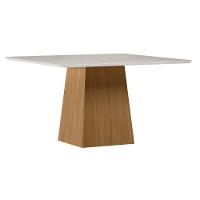 Mesa Bárbara 135x135cm - Ypê-off White - 1