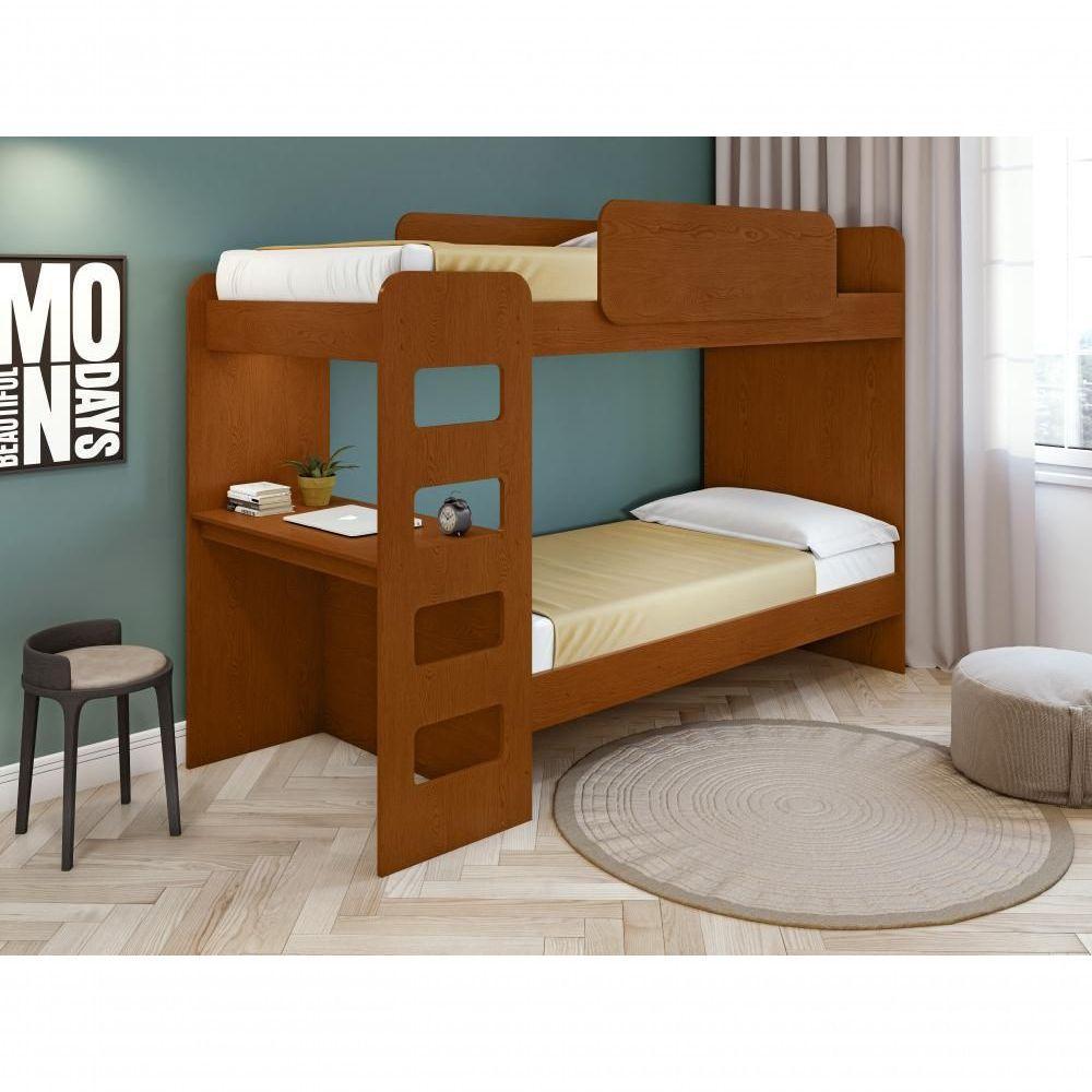 Beliche Solteiro Olga Cantos Arredondados Com Led Frassino - Lopas - 1