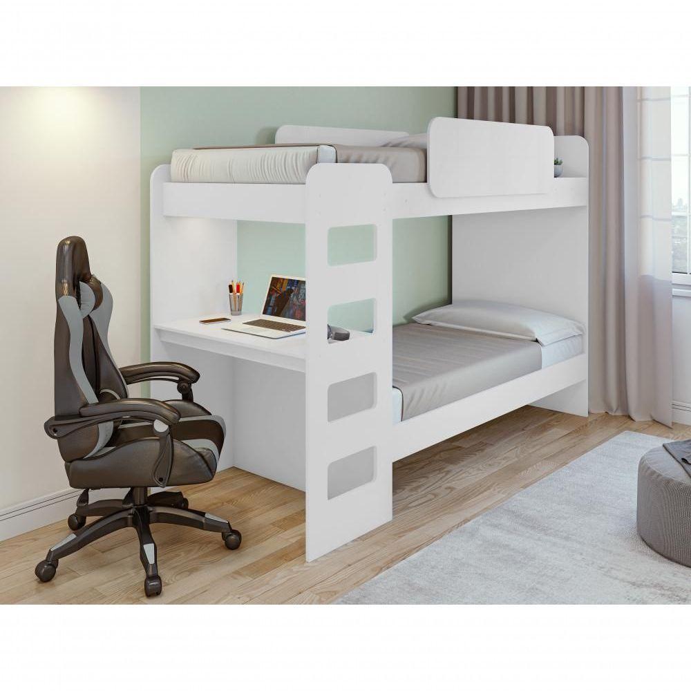 Beliche Solteiro Olga Cantos Arredondados Com Led Branco - Lopas - 6