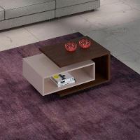 Mesa De Centro Diva Candian Jcm Movelaria Café Com Off White - 1
