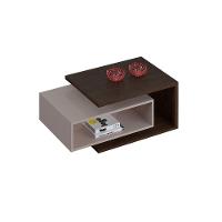 Mesa De Centro Diva Candian Jcm Movelaria Café Com Off White - 5