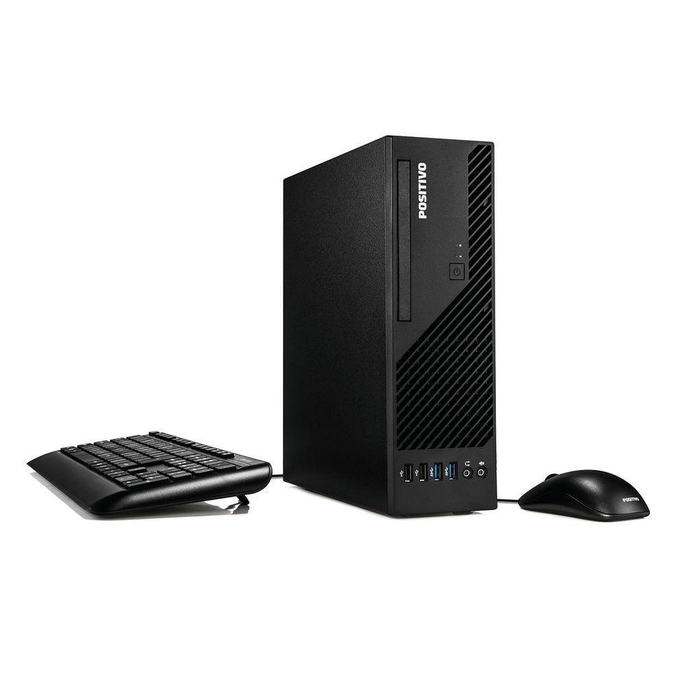 Computador Positivo Master D4300 - AMD Ryzen 5-4600G, Linux, 8GB RAM, 256GB SSD - Preto - 1