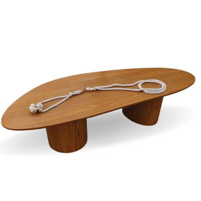 Mesa De Centro Trendy Organica Duo 100x60cm Freijó
