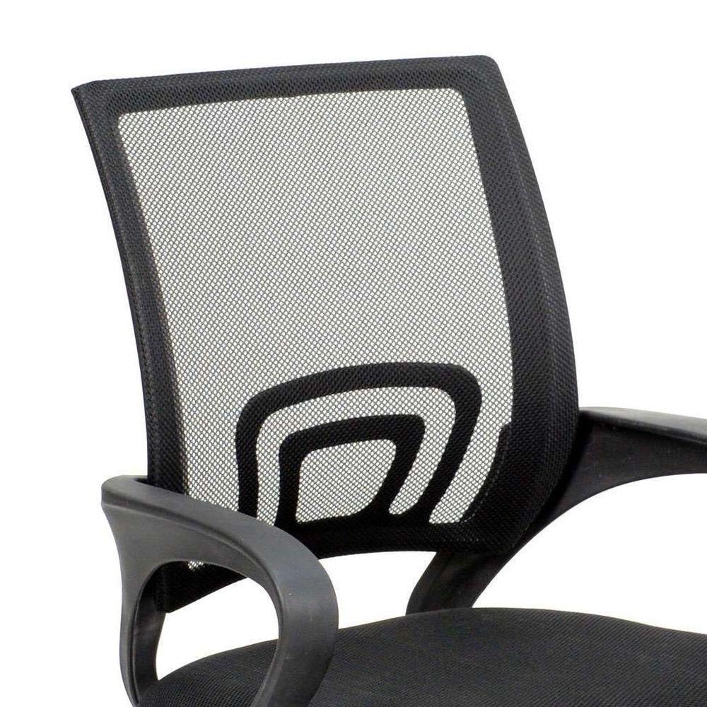 Cadeira De Escritório Mesh Diretor Giratoria New Java - Preto - 5