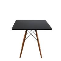 Mesa Jantar Quadrada Eiffel 90x90 Cm Preto Mdf Charles Eames - 1