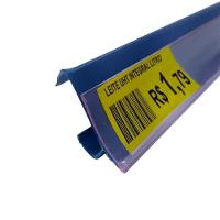 Gôndola Prateleira Preta 5 Níveis 40x30 New Plus 1,70 Parede Inicial Pe Azul - Sa Gôndolas - 2