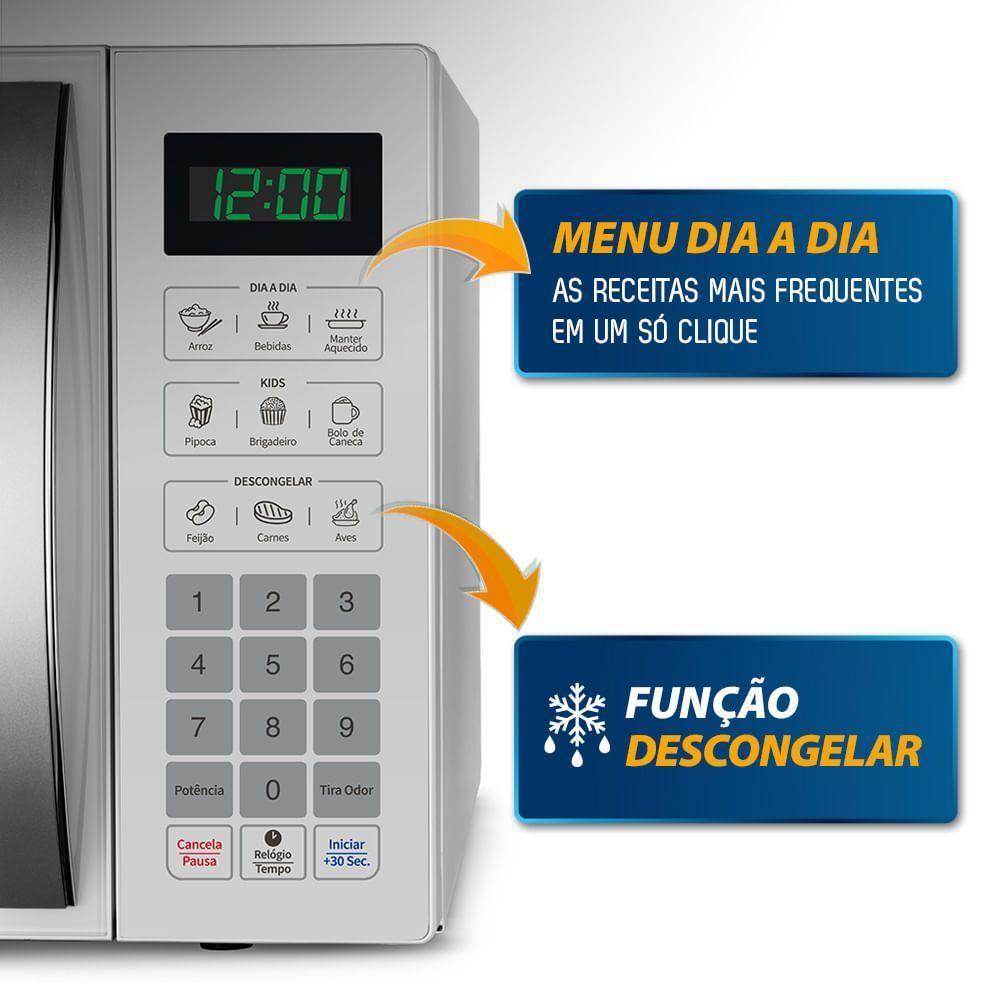 Micro-ondas 34l Mondial Mo-02-34-w 127v/60hz . - 6