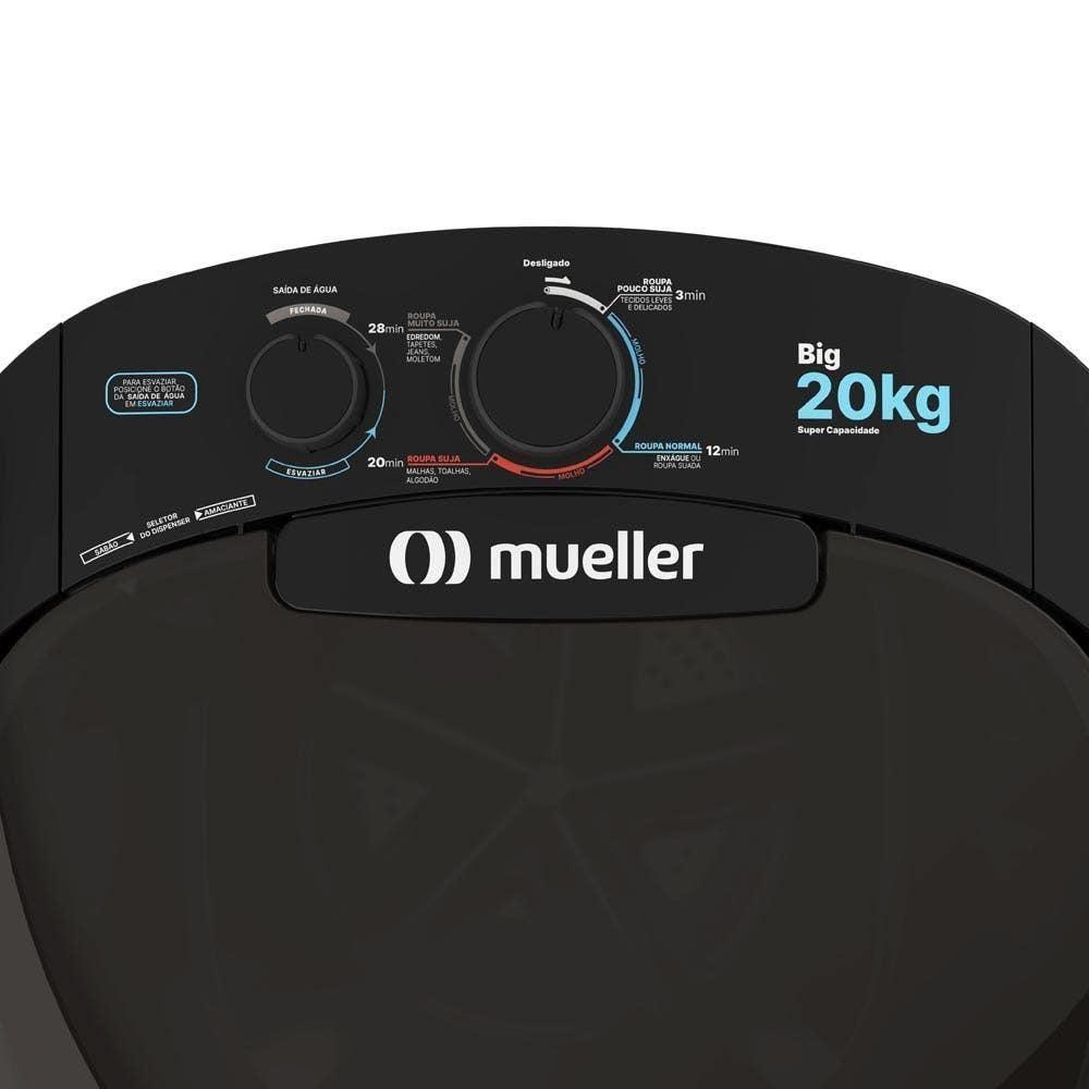 Tanquinho Mueller 20kg Big Preto 220v - 3