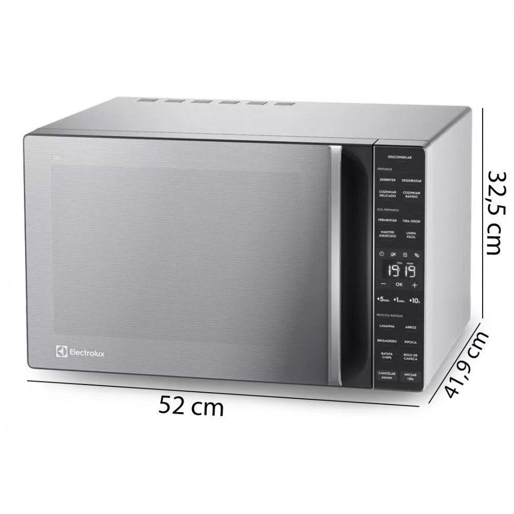 Micro-ondas Eletrolux De Bancada Efficient 36l Inox 127v - 6