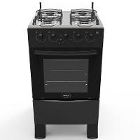 Fogão 4 Bocas A Gás Acendimento Automático Realce Bivolt Cr201 Preto Preto 127/220 - 1