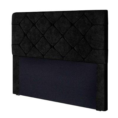 Cabeceira Gabriela 1,95m Para Cama Box King Size Preto