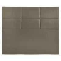 Cabeceira Estofada Milena 1,40 Casal Suede Shop Das Cabeceir Bege - 1