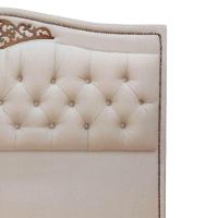 Cabeceira Estofada Holanda 1,60 Queen Linho Shop Das Cabeceiras Capuccino - 5