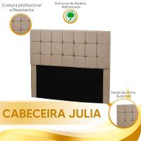 Cabeceira Julia King 195cm Suede Bege Shop Das Cabeceiras Bege - 2