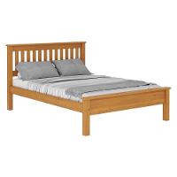 Cama De Casal Madeira Maciça Para Colchão 188 X 138cm Multimóveis Cr35240 Mel Mel - 1