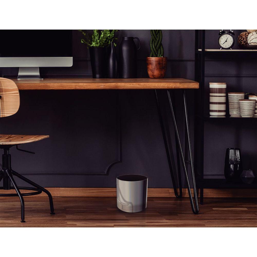 Lixeira Tramontina Ravena 5 Litros Aço Inox Polido Sem Tampa - 3