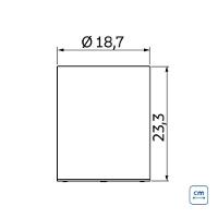Lixeira Tramontina Ravena 5 Litros Aço Inox Polido Sem Tampa - 2