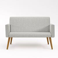 Kit Namoradeira + 02 Poltronas Linho Cinza Claro - 7