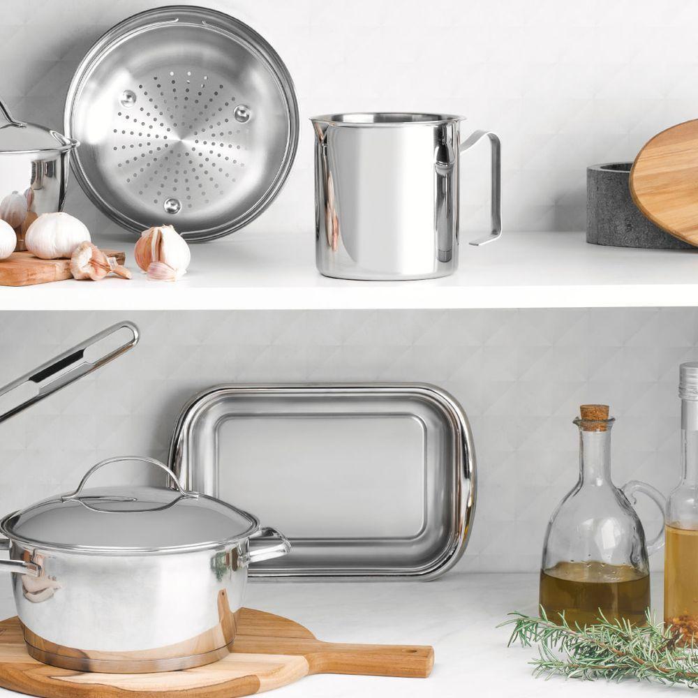 Fervedor Tramontina Allegra Em Aço Inox 12 Cm 1,4 Litros - 3