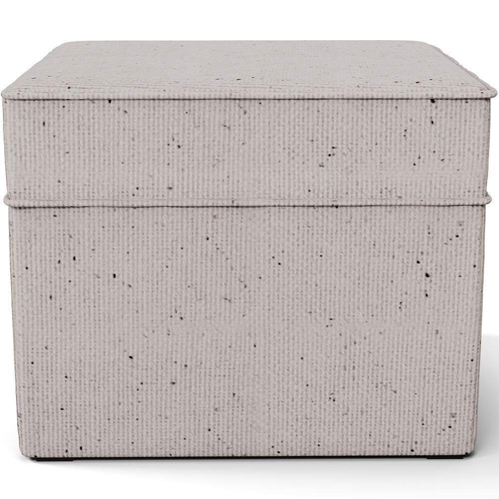 Poltrona De Amamentação Com Balanço E Puff Mavie L02 Linho Bege - Lyam Decor - 6