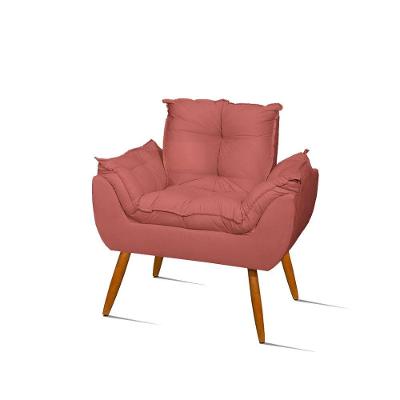 Poltronas Decor. Opala Pés Palito Sala rosa