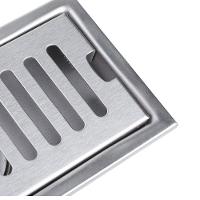 Ralo Linear Inox 40cm Banheiro Area Externa Anti Odor Anti Inseto Lavabo Piscina Quintal Higienico - 5