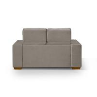 Sofá 2 Lugares 150cm Com Molas, Retrátil E Reclinável Bege - 3