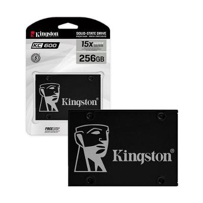 Ssd 256gb Kingston Kc600, Sata 3.0 (6gb/s), Leitura 550mb/s, Gravação 500mb/s - Skc600/256g
